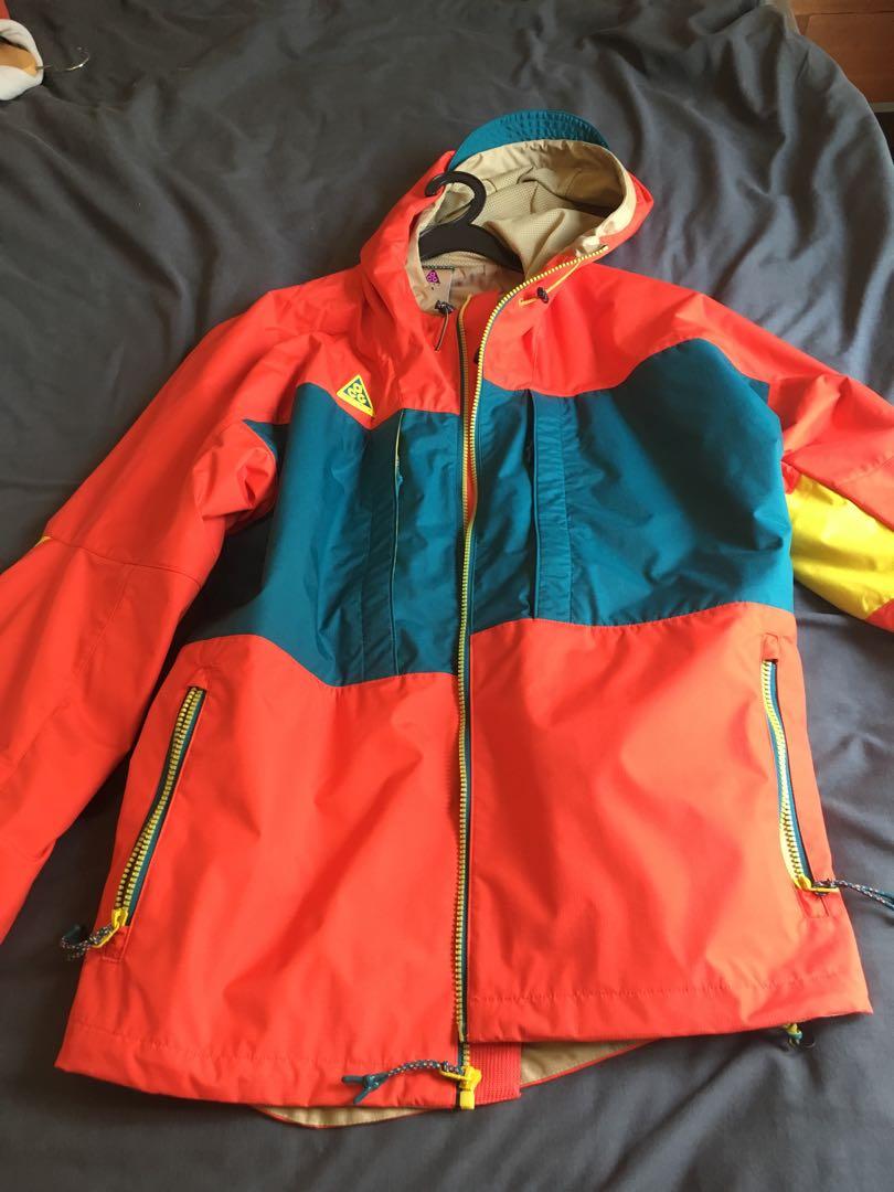 Nike acg anorak habanero red clearance