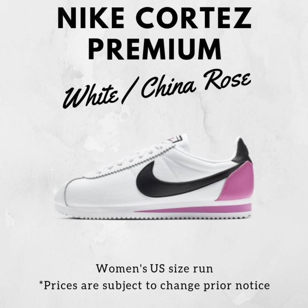 nike cortez china rose