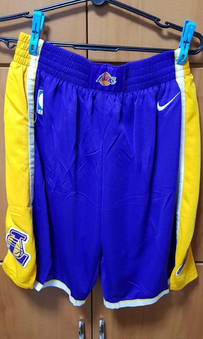 lakers shorts mens