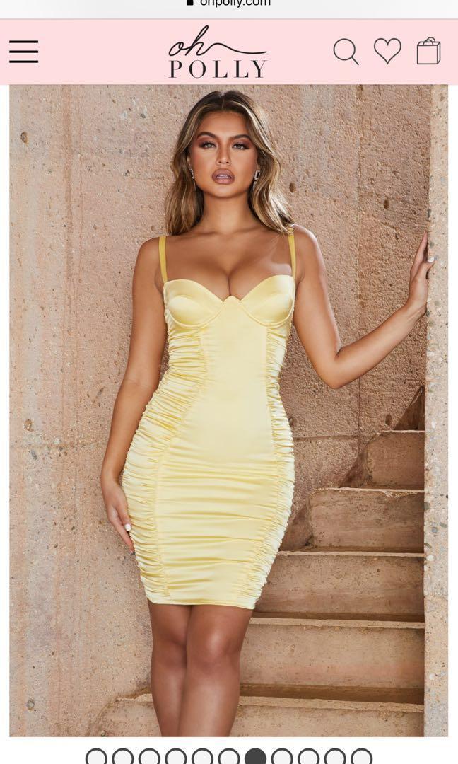 oh polly yellow dress