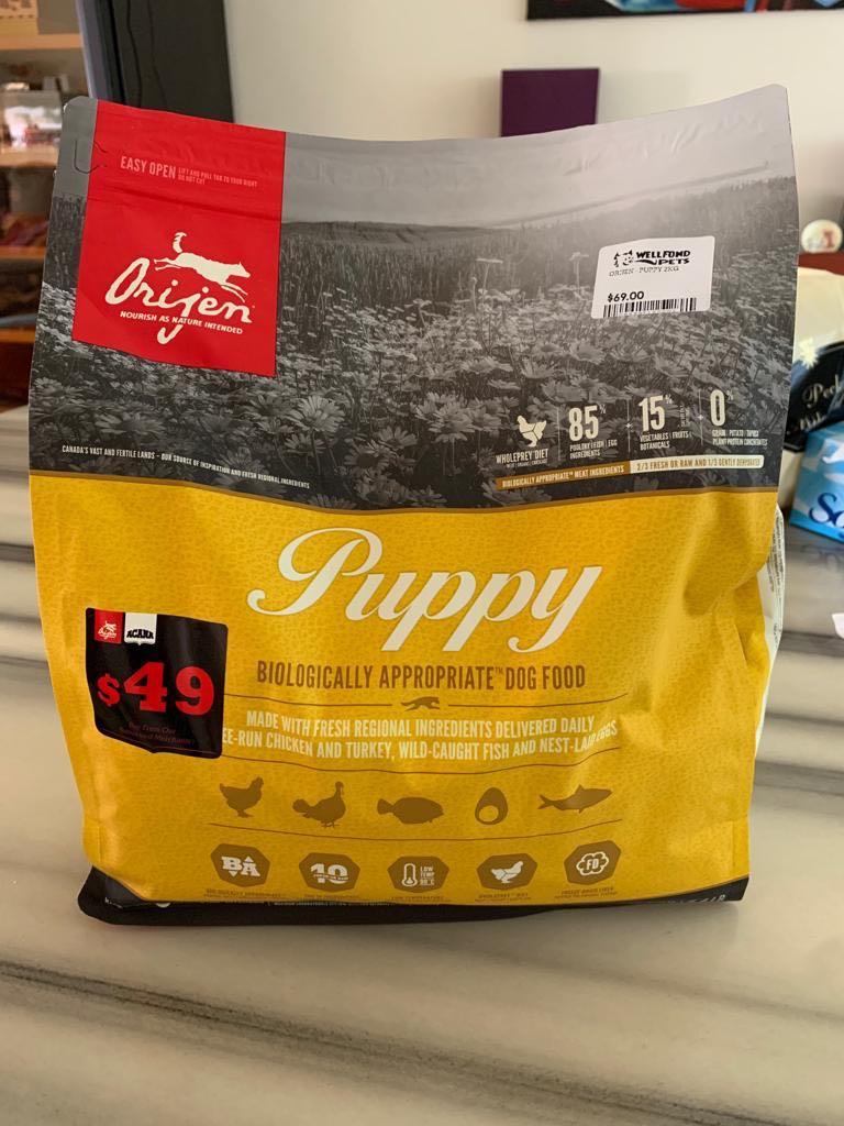 Orijen Puppy Dog Food Pet Supplies For Dogs Dog Food On Carousell
