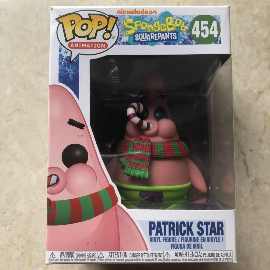 Patrick Star ChristmasHoliday Funko POP #454, Hobbies & Toys, Toys & Games  on Carousell