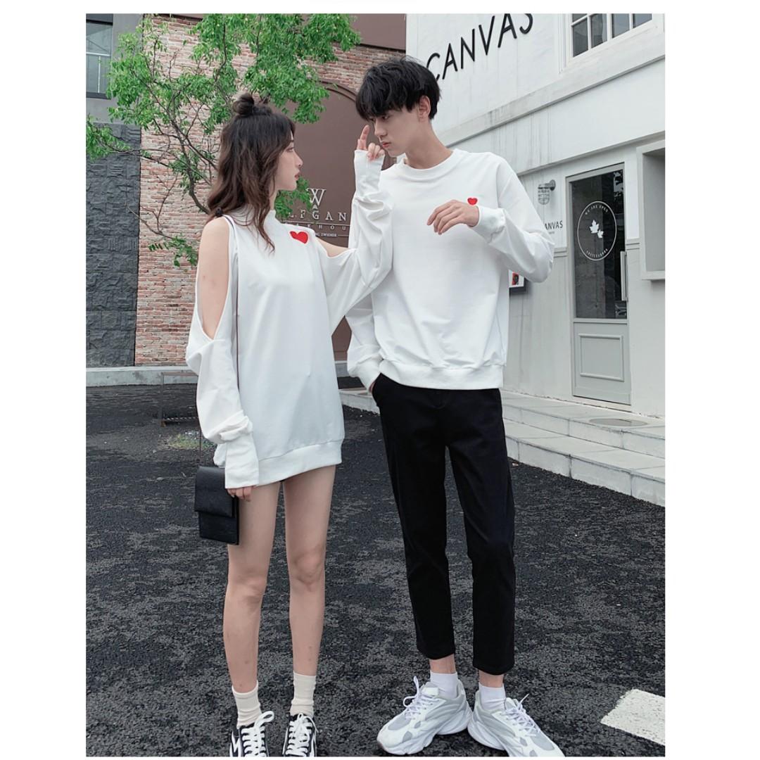 Po Korean Couple Ins Style Strapless Sweater Top Women S Fashion Clothes Tops On Carousell