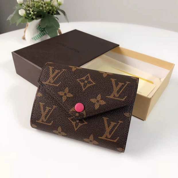 Louis Vuitton Victorine Wallet Cherry Berry, Luxury, Bags & Wallets on  Carousell