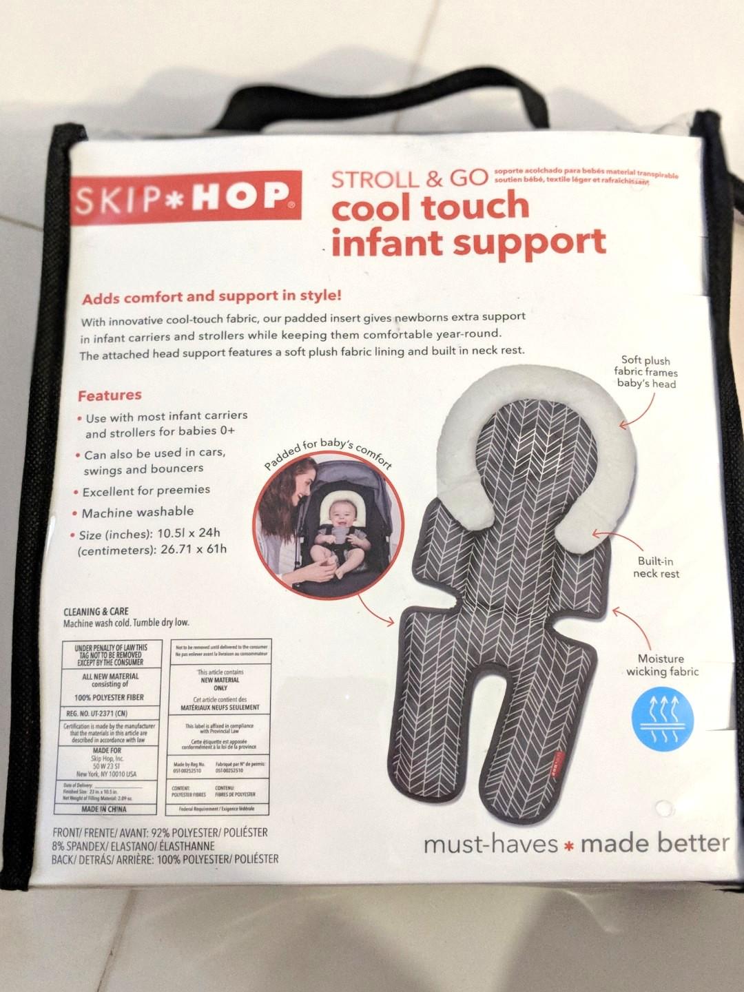 skip hop stroll & go cool touch infant support