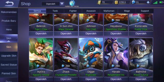 SMURF KOF GUSION FOR SALE🔥 cheap mobile legends account, Toys & Games ...