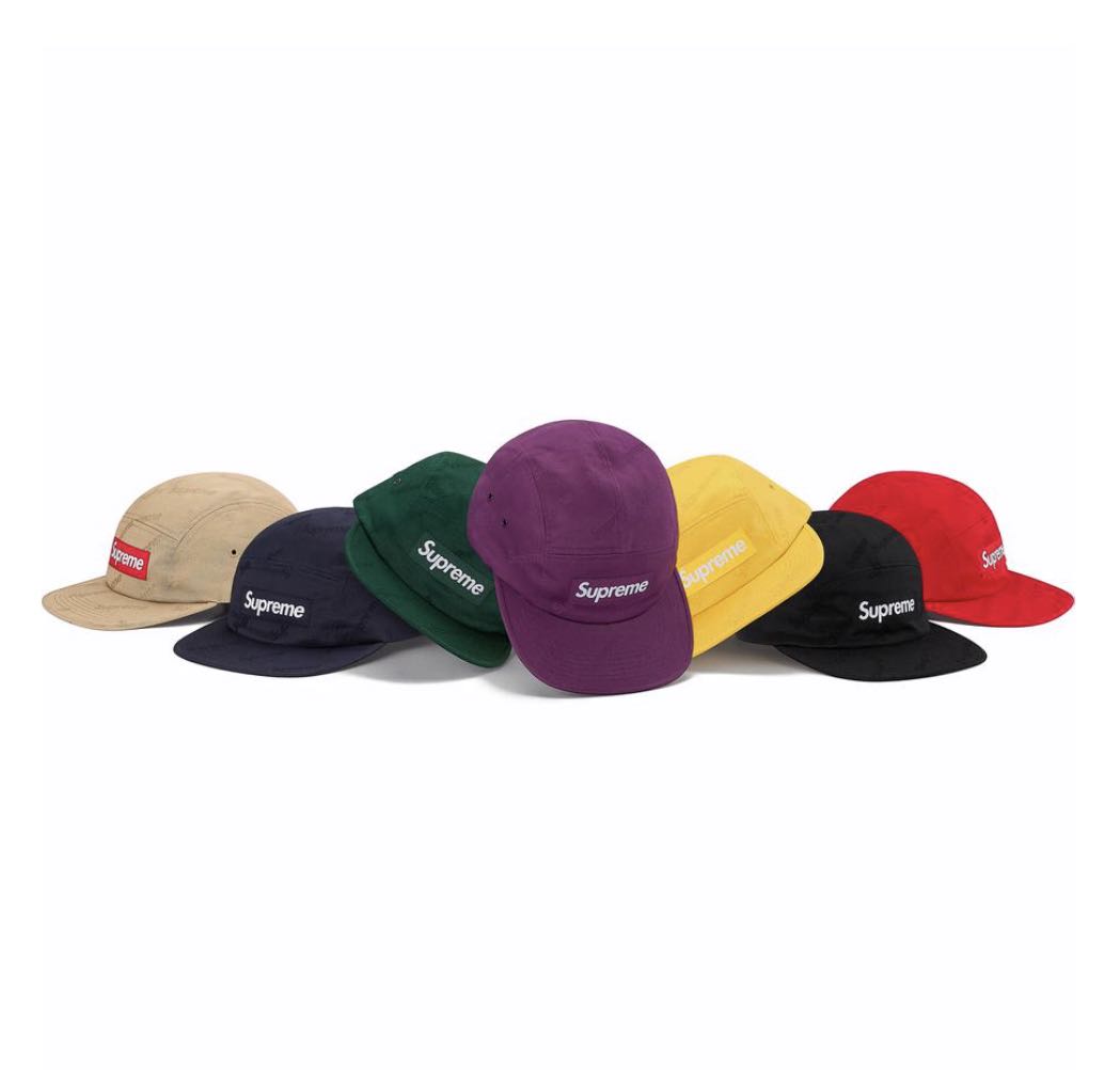 jacquard logos twill camp cap