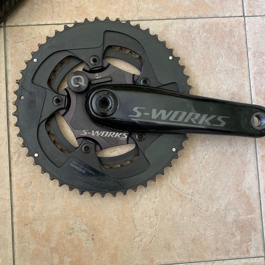 SWorks carbon crank Quarq power meter, Sports Equipment, Bicycles