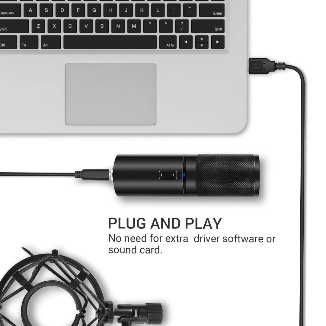 TONOR USB Condenser Microphone Kit Q9 Streaming/Recording/Podcast/  mic