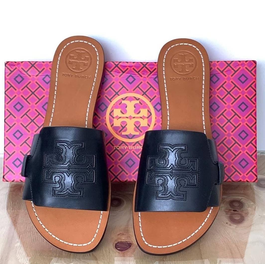 Tory Burch Melinda Slide Sandal Black 7 7.5 8 9
