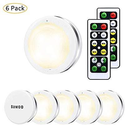 Under Cabinet Lights Bawoo Wireless Led Puck Remote Control Under Cabinet Lights Bawoo Wireless Led
