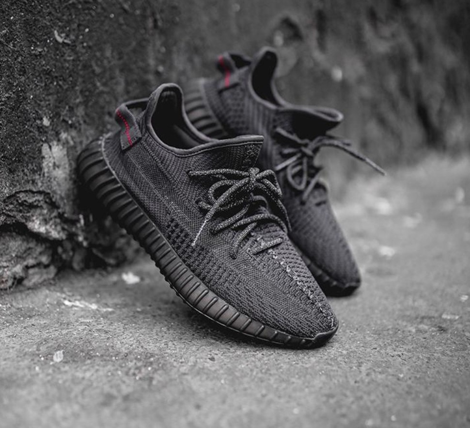 womens black yeezy boost 350