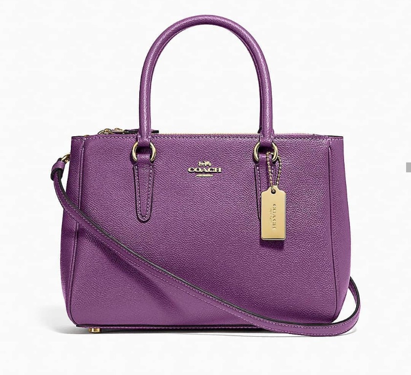 100 Authentic Coach Blackberry Leather F44958 IMORW Surrey Carryall Bag Women s Fashion Bags Wallets Purses Pouches on Carousell