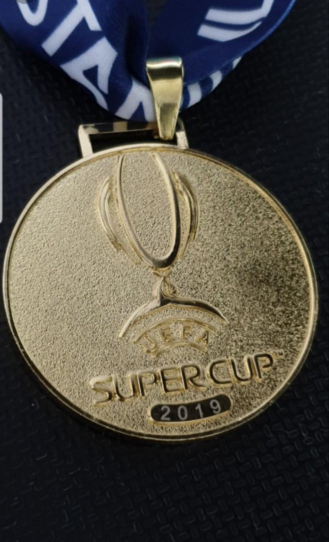 2019 UEFA Super Cup Winners Medal Liverpool FC, Vintage ...