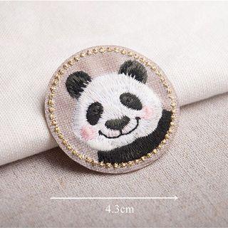 Cute panda iron on patch sew on