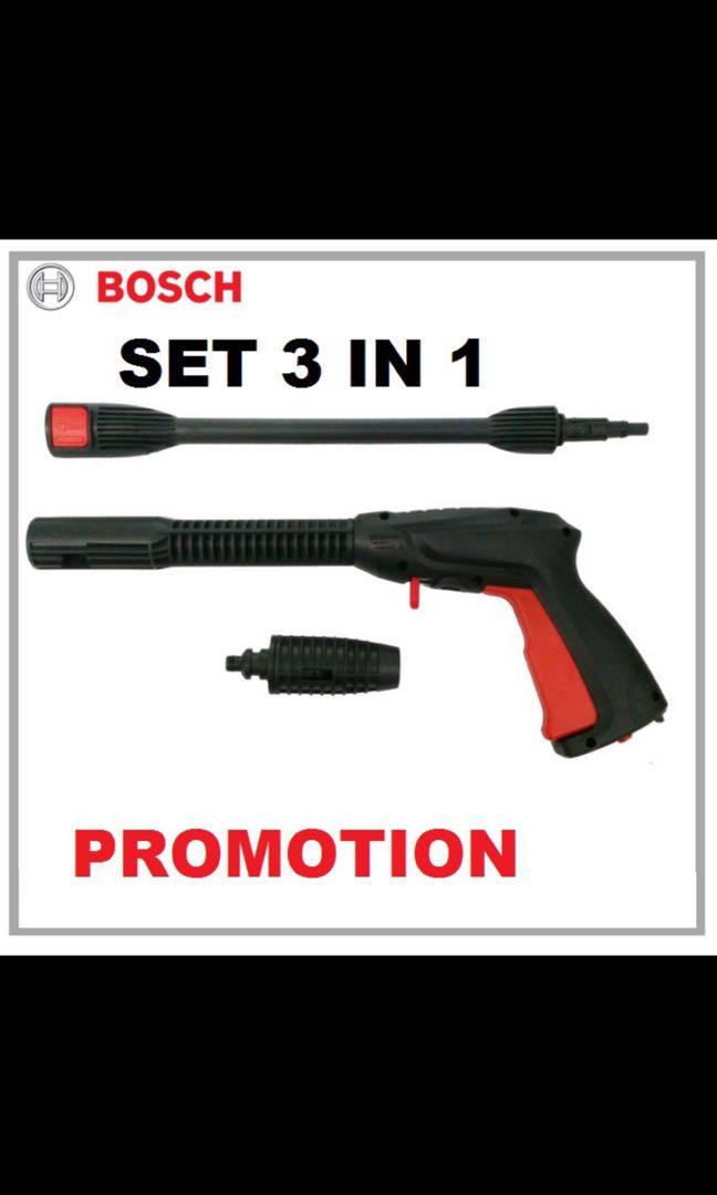 3 In 1 Bosch High Pressure Washer Water Jet Trigger Gun Nozzle Aquatak 100aqt Electronics Others On Carousell