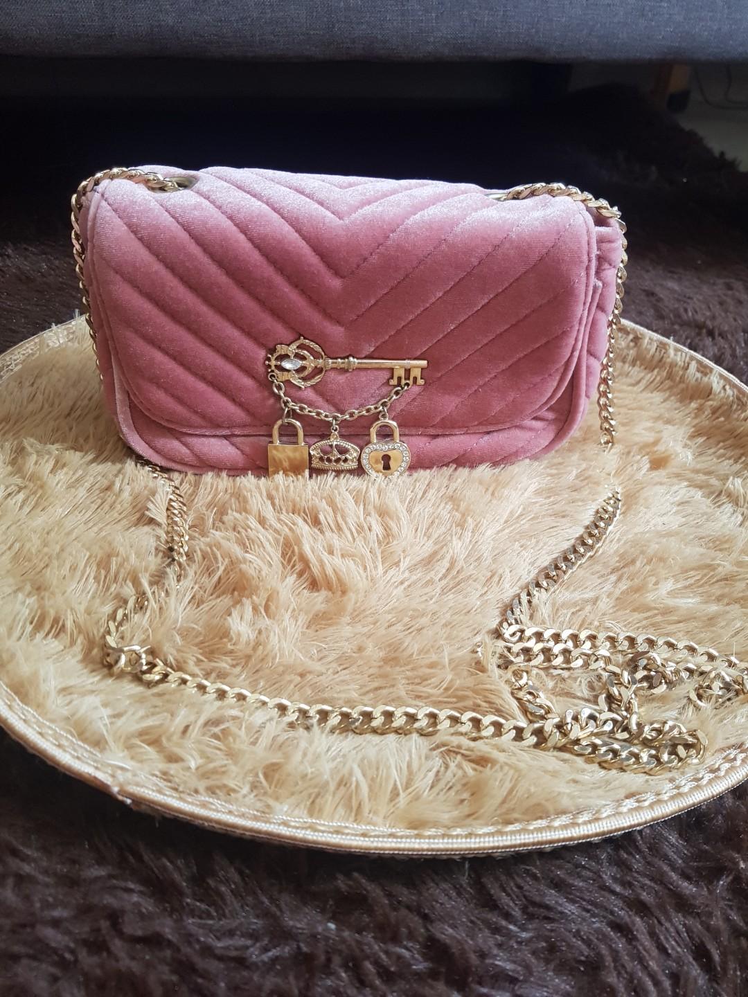 aldo pink sling bag