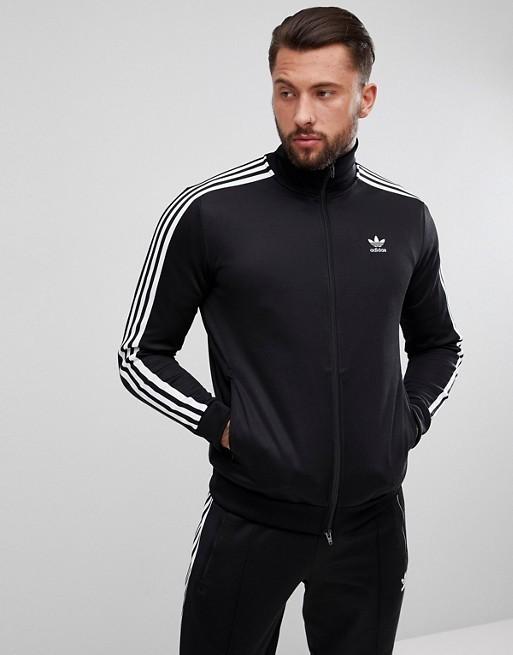 Adidas Beckenbauer Black Track Jacket. 40 off