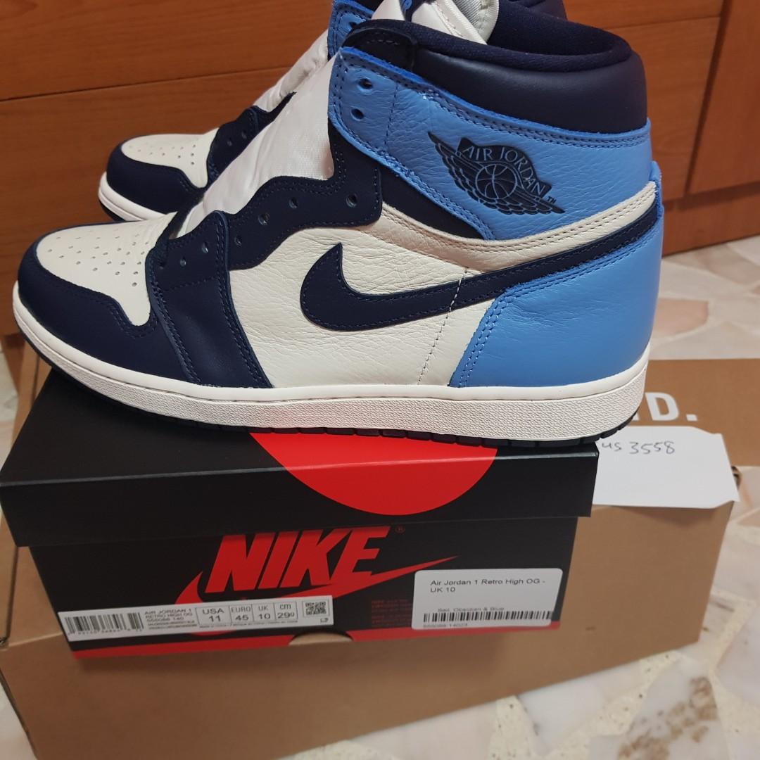 nike jordan 1 obsidian