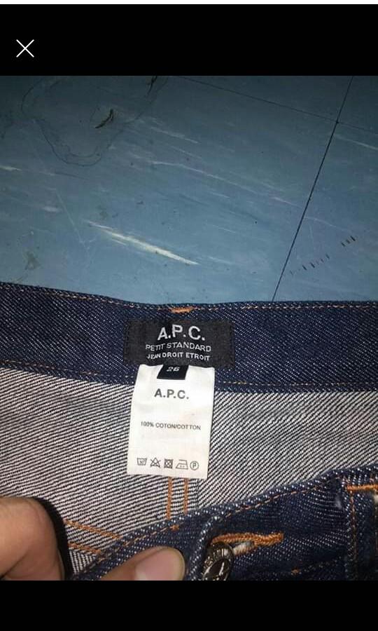 apc mens denim