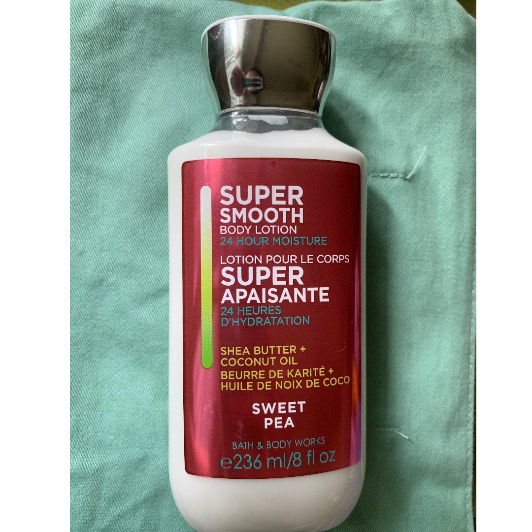 super smooth body lotion shea butter coconut oil