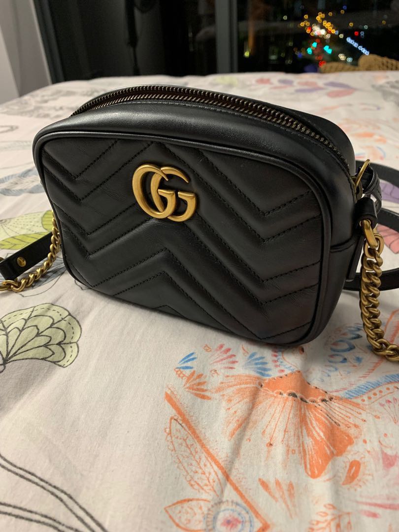 gucci marmont mini camera