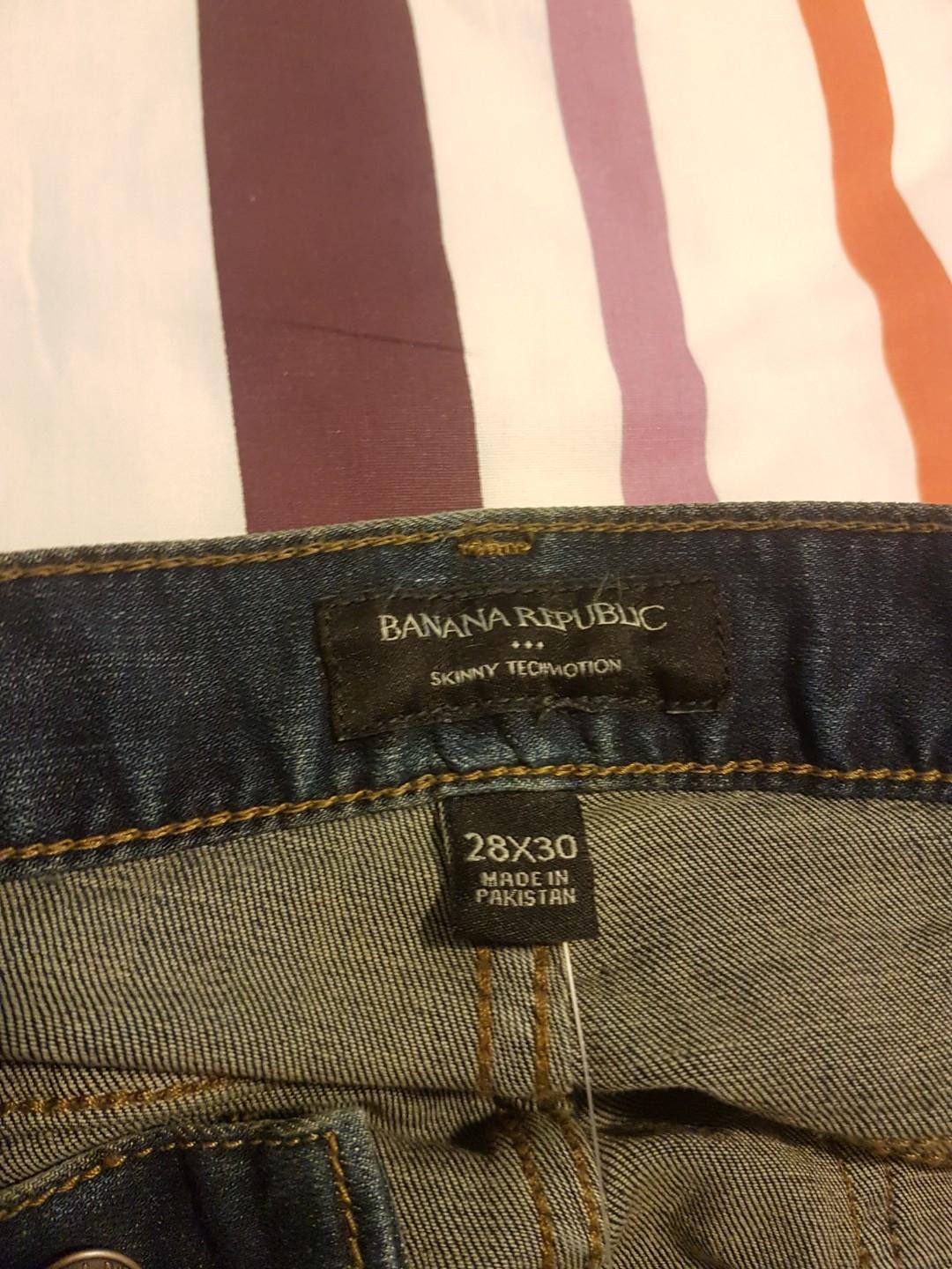 banana republic skinny techmotion