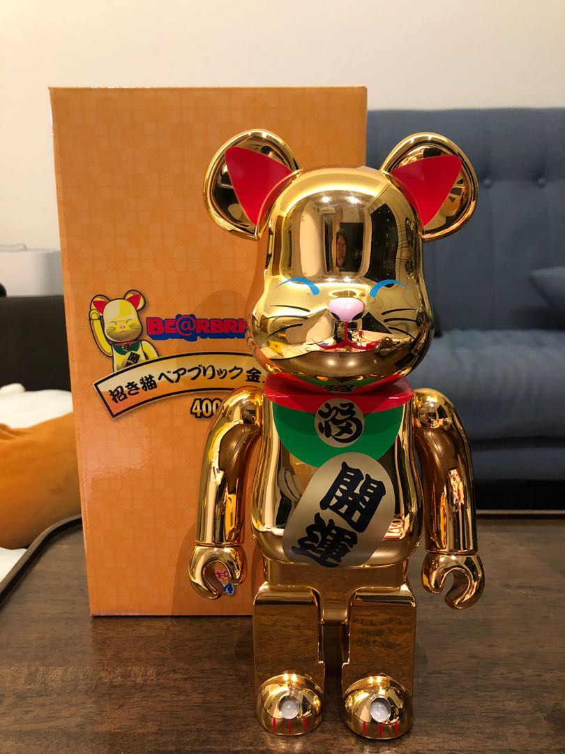 Bearbrick lucky cat 400 new arrivals