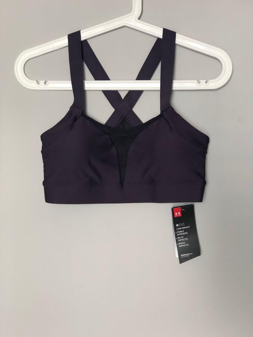 under armor zip up sports bra