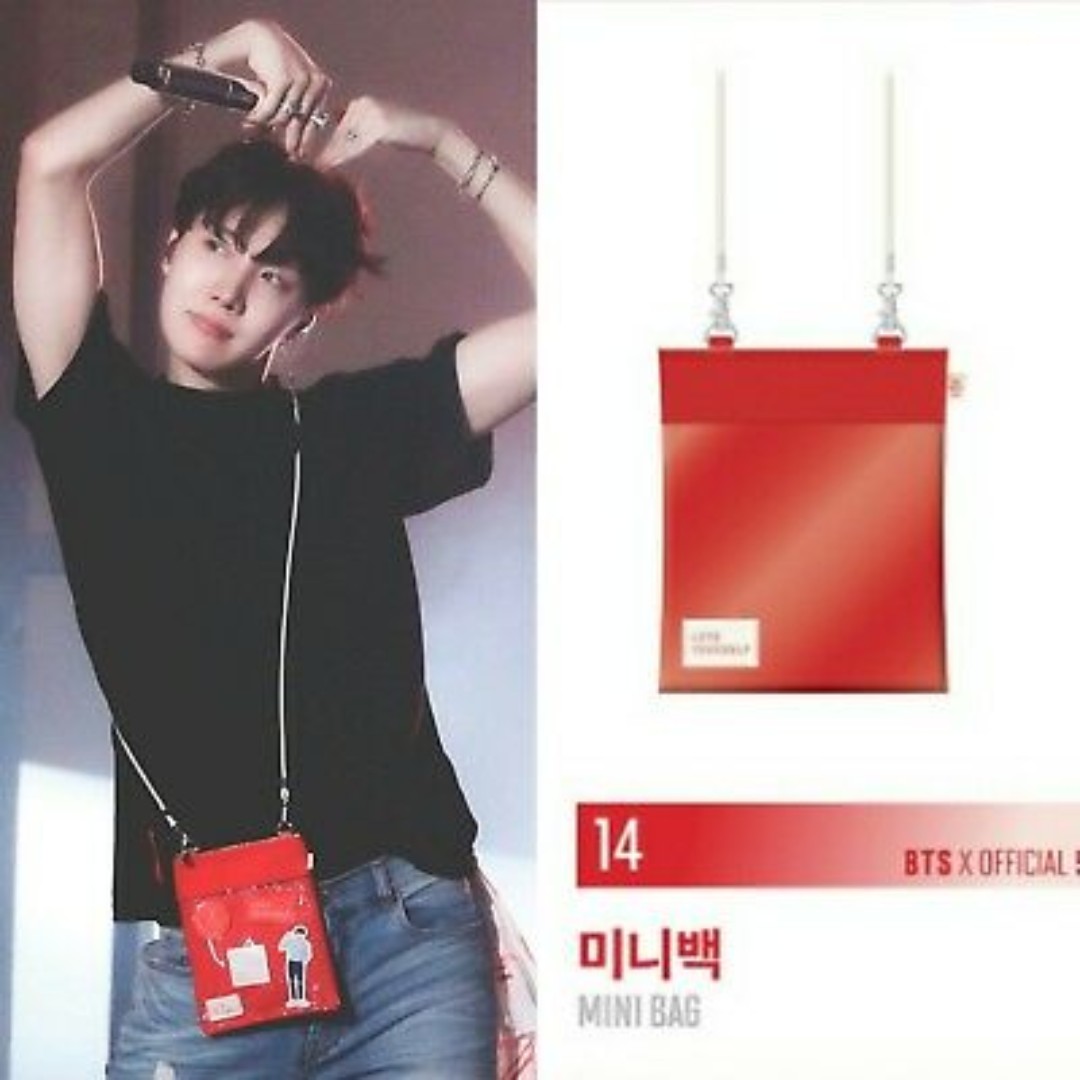 Bts red sales mini bag