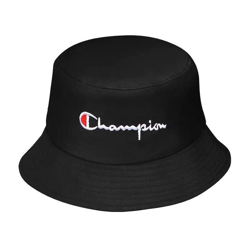 champion black bucket hat