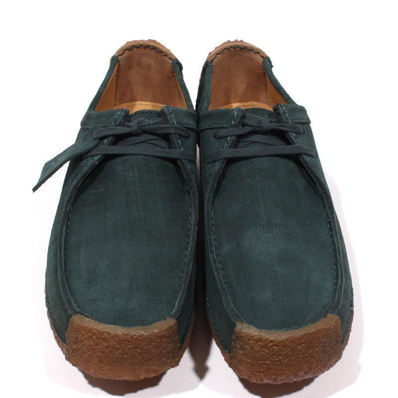 Clarks Natalie Suede Leather Dk Green 