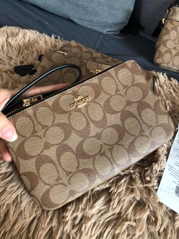 Coach f16109 double zip wallet 2025