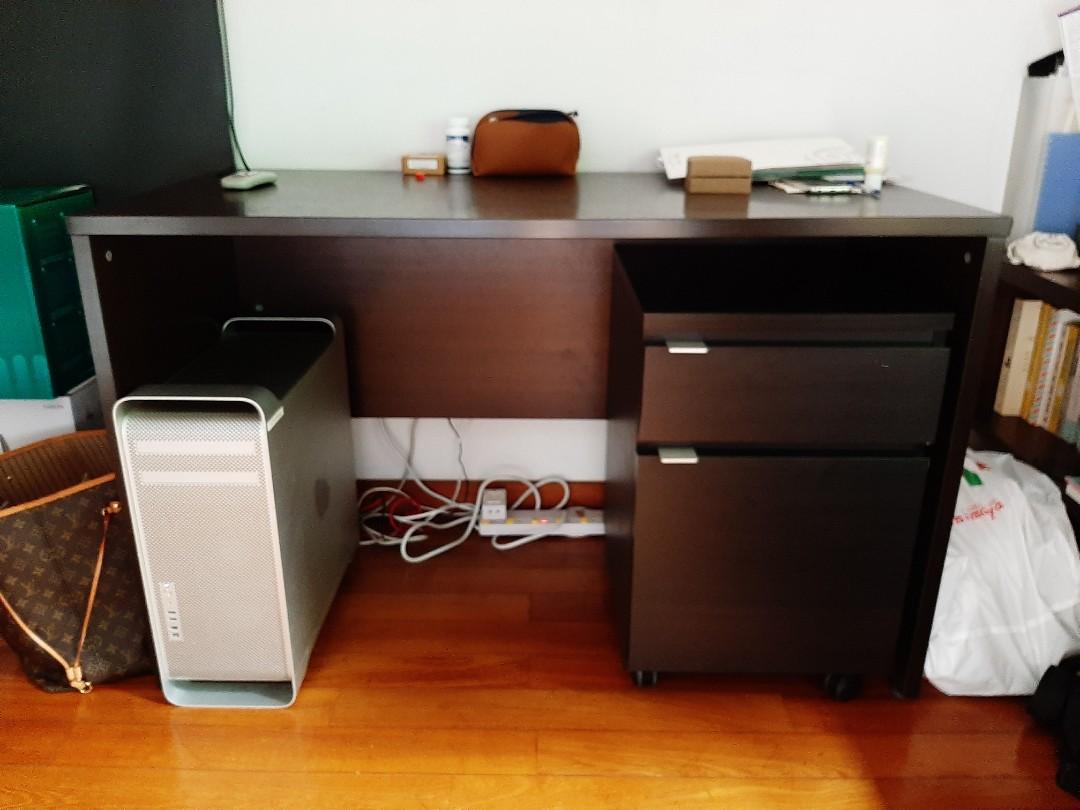 Bed Computer Desk With Drawer Lock Dormitory Desk Bedroom Bed Cabinet Floating Window Table Shopee Singapore
