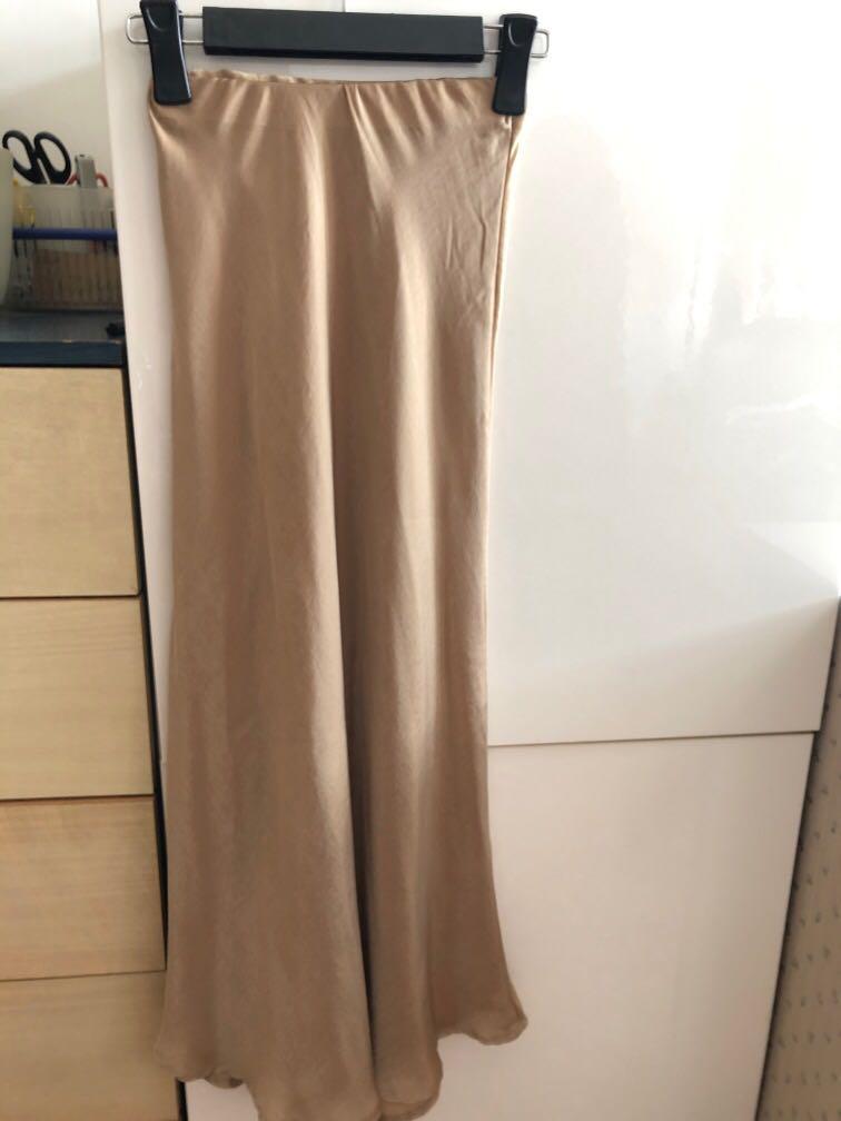 Gold skirt shop cotton on