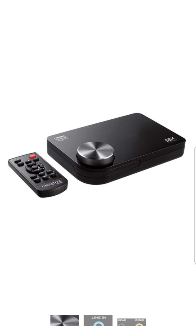 Creative Sound Blaster X Fi Surround 5 1 Pro External Plug In Usb Sound Card For Computers And Laptops Electronics Computer Parts Accessories On Carousell
