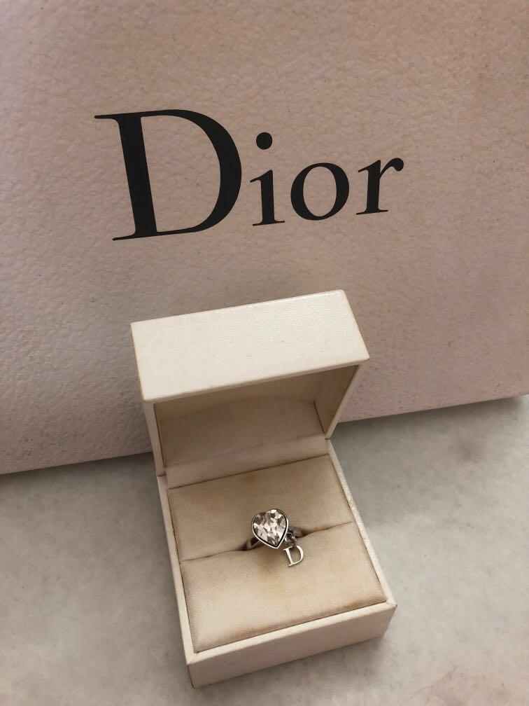 Authentic Dior heart shape ring, Women 