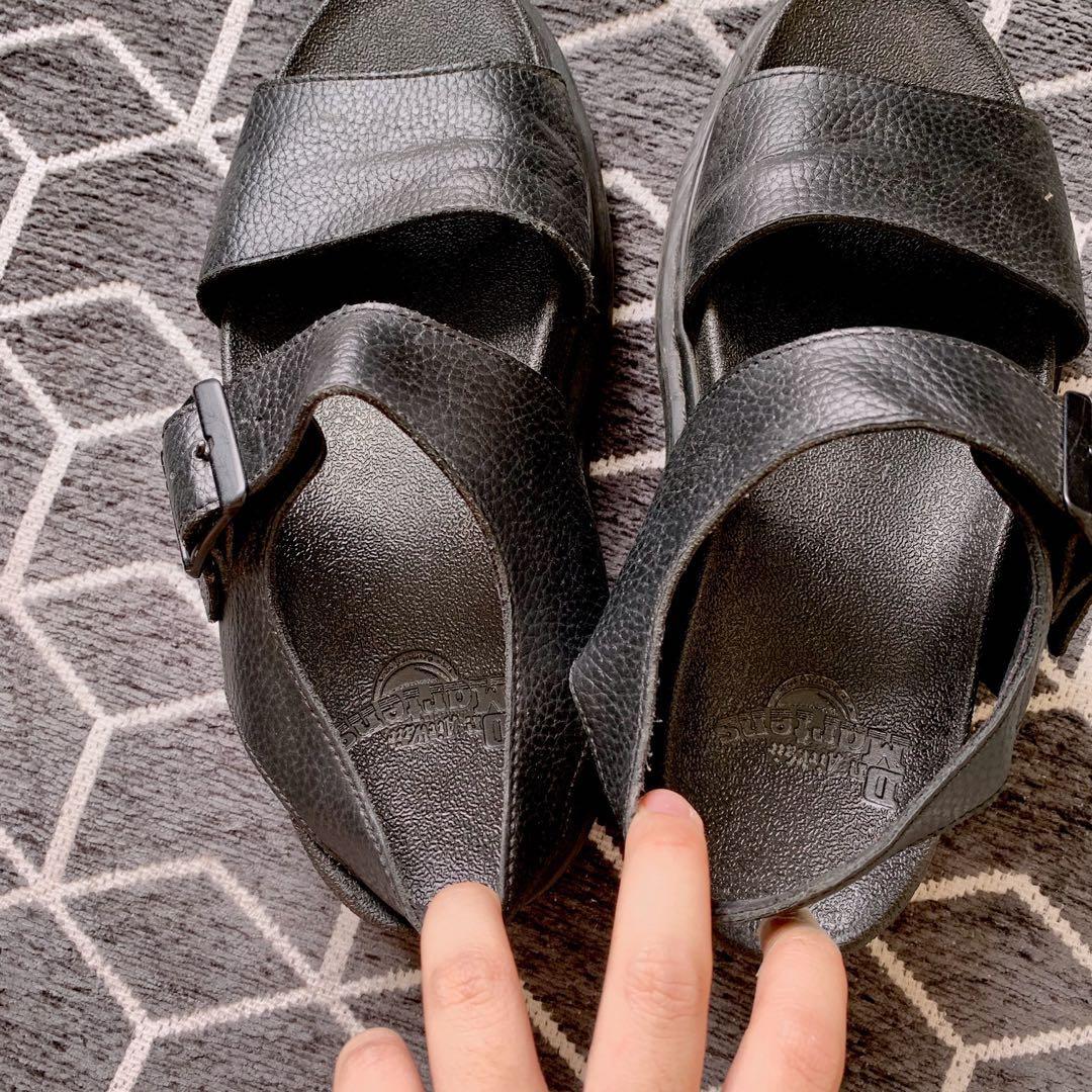 Dr. Martens Black Romi Sandal Women s Fashion Footwear Boots on