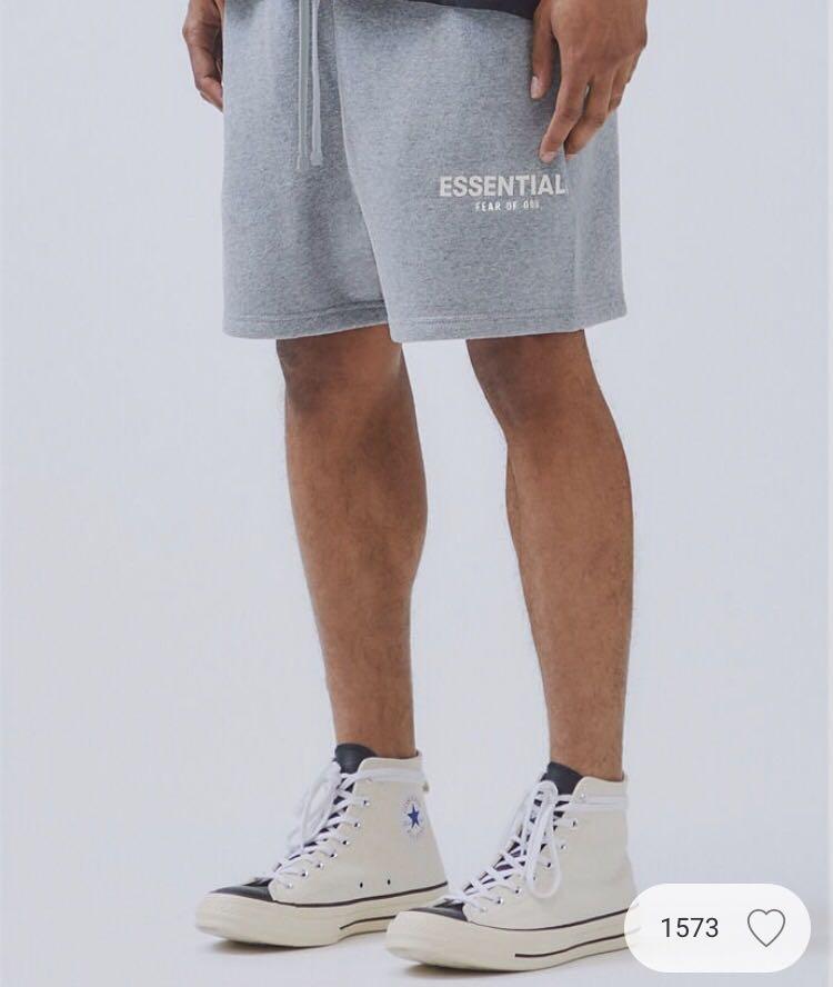 Fear of god FOG Essentials sweat shorts, Men's Fashion, Bottoms