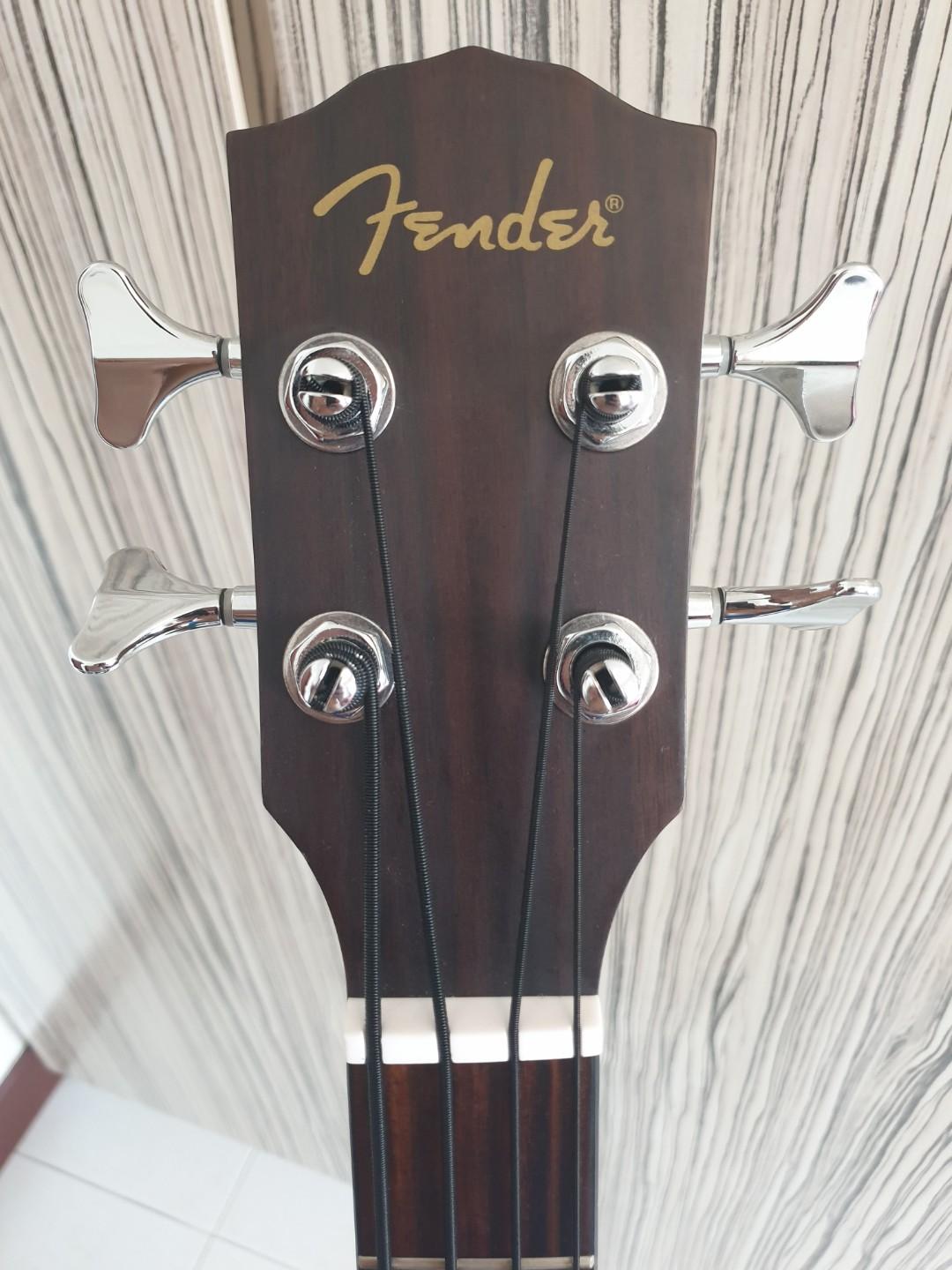 Fender CB100 CE AcousticElectric Bass Guitar, Hobbies & Toys, Music