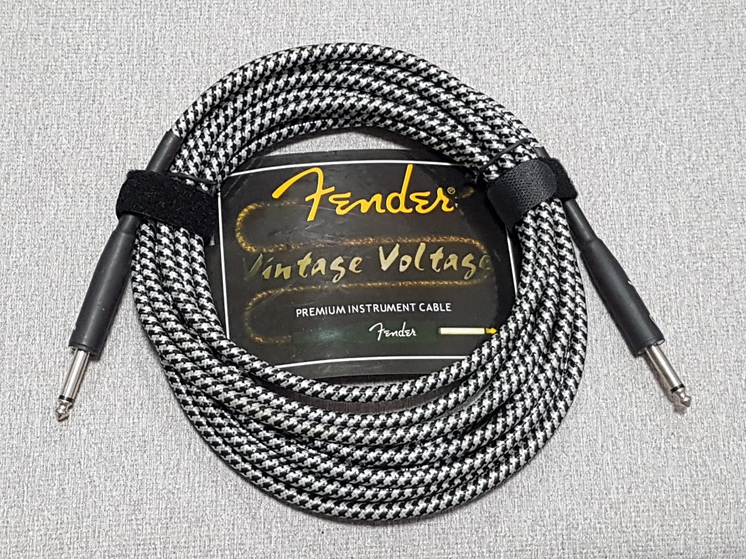 Fender guitar cable, Hobbies & Toys, Music & Media, CDs & DVDs on Carousell