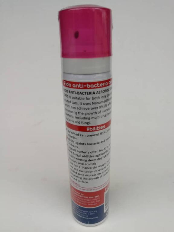 FIDO Anti Bacterial Aerosol Cat Spray 100ml