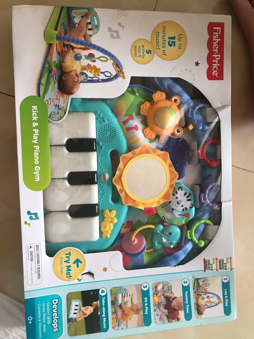Fisher Price Baby Musical Play Gym/Play Mat/Piano Gym (New), Hobbies