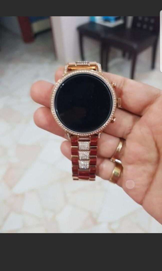 Fossil Women s Gen 4 Q Venture HR Stainless Steel Touchscreen Smartwatch Original Kartice Metal Strap