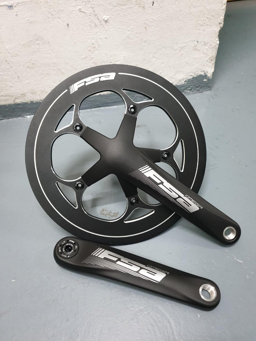 Fsa Omega Hollowtech crankset from dahon 30yrs anniversary bike pda005