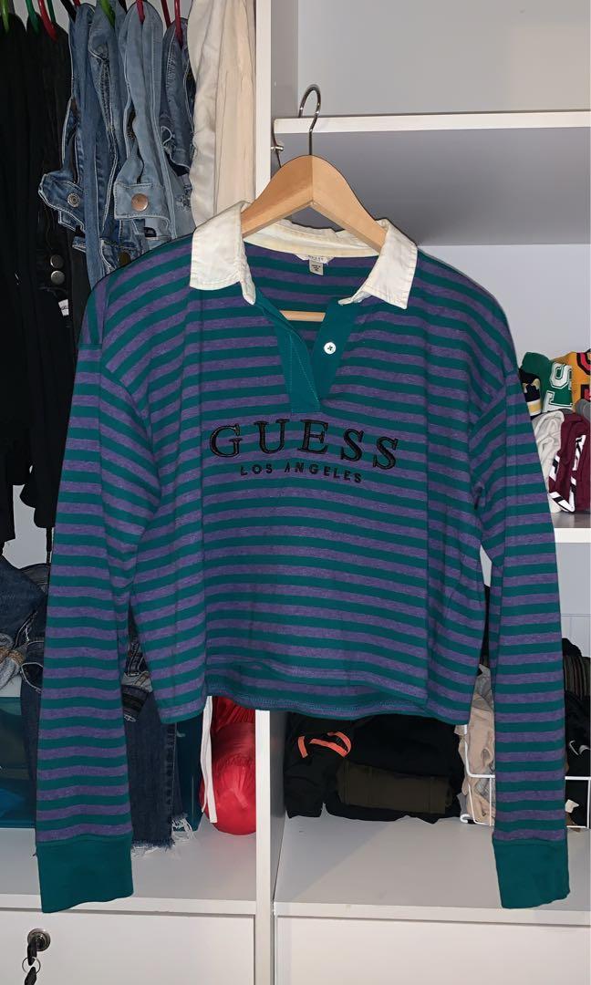 cropped rugby polo