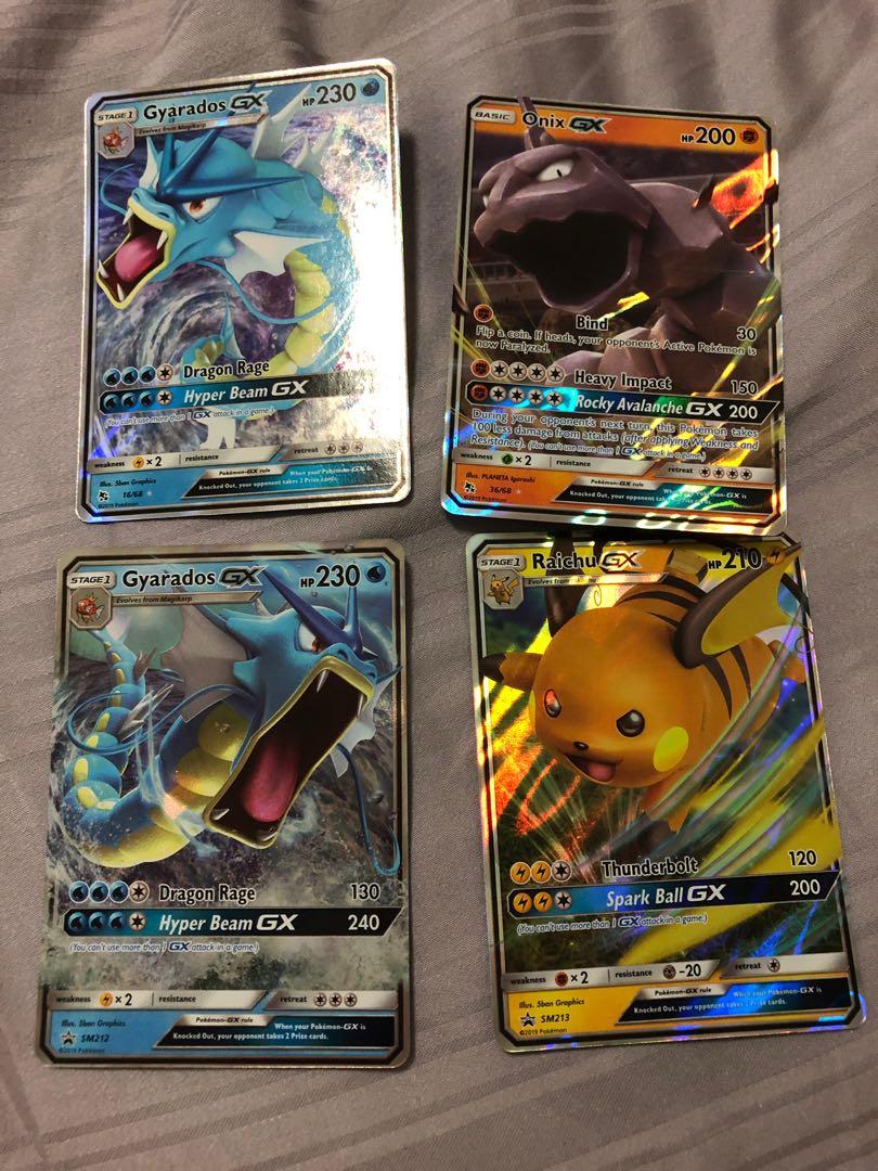 Hidden Fates Normal Gx Pokemon Card Bundle Toys Games Board Games Cards On Carousell