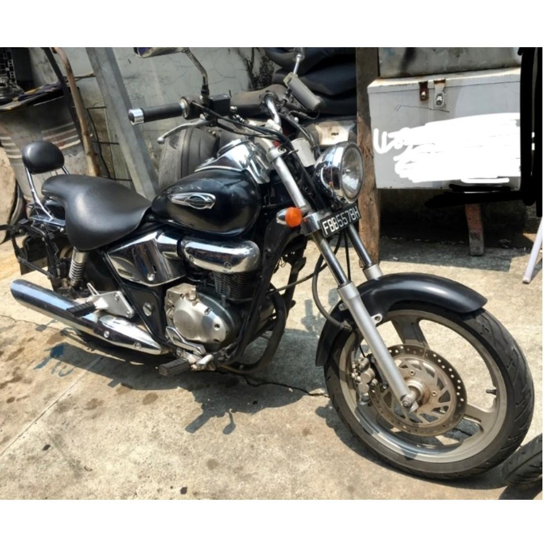 Honda Phantom 0 Chopper Bike For Sales Coe Till 8 5 22 4 Stroke Single Cylinder Air Cooled Sohc Engine In Good Running Looking Condition Simple And Easy To Repair Maintenance