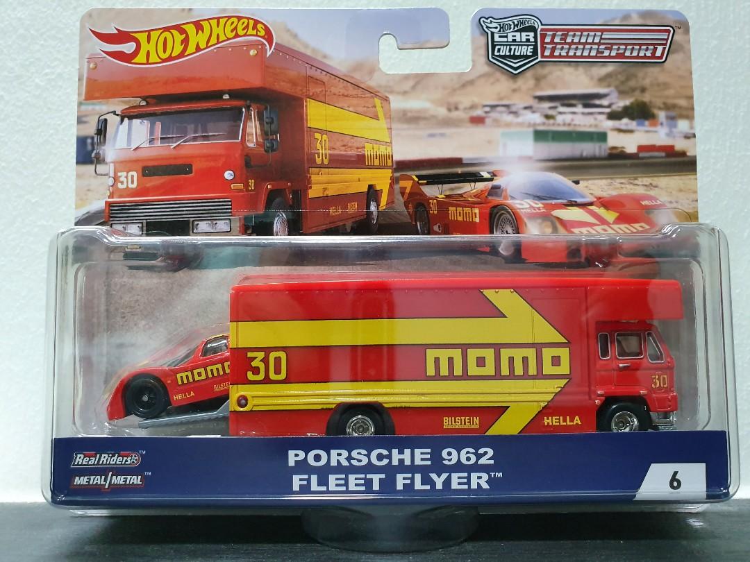 hot wheels team transport porsche 962