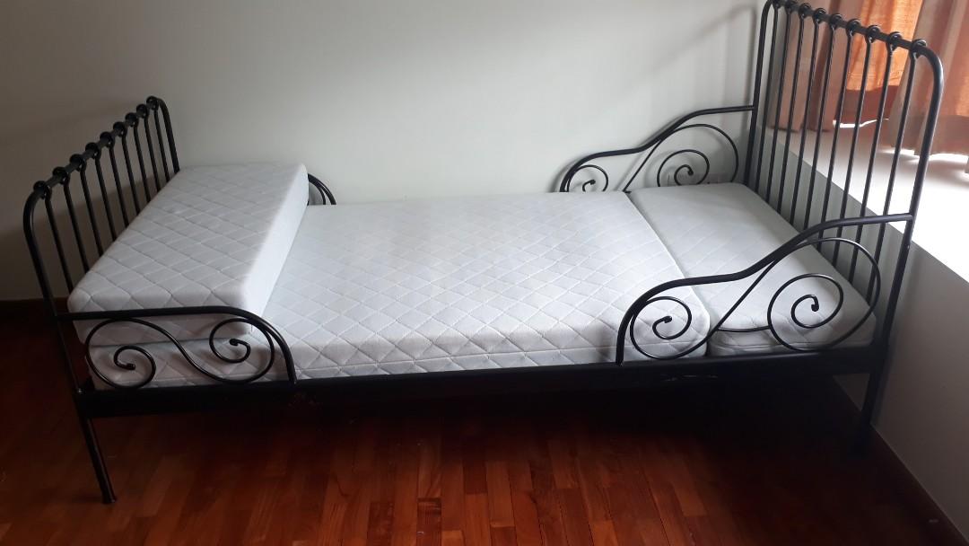 Ikea Minnen Toddler Single Bed Duvet Carpet Furniture Beds